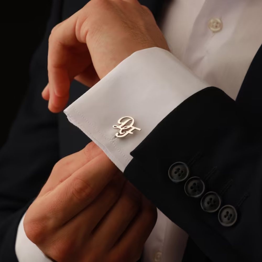 Initial Letter Custom Cufflinks - Tanishaq