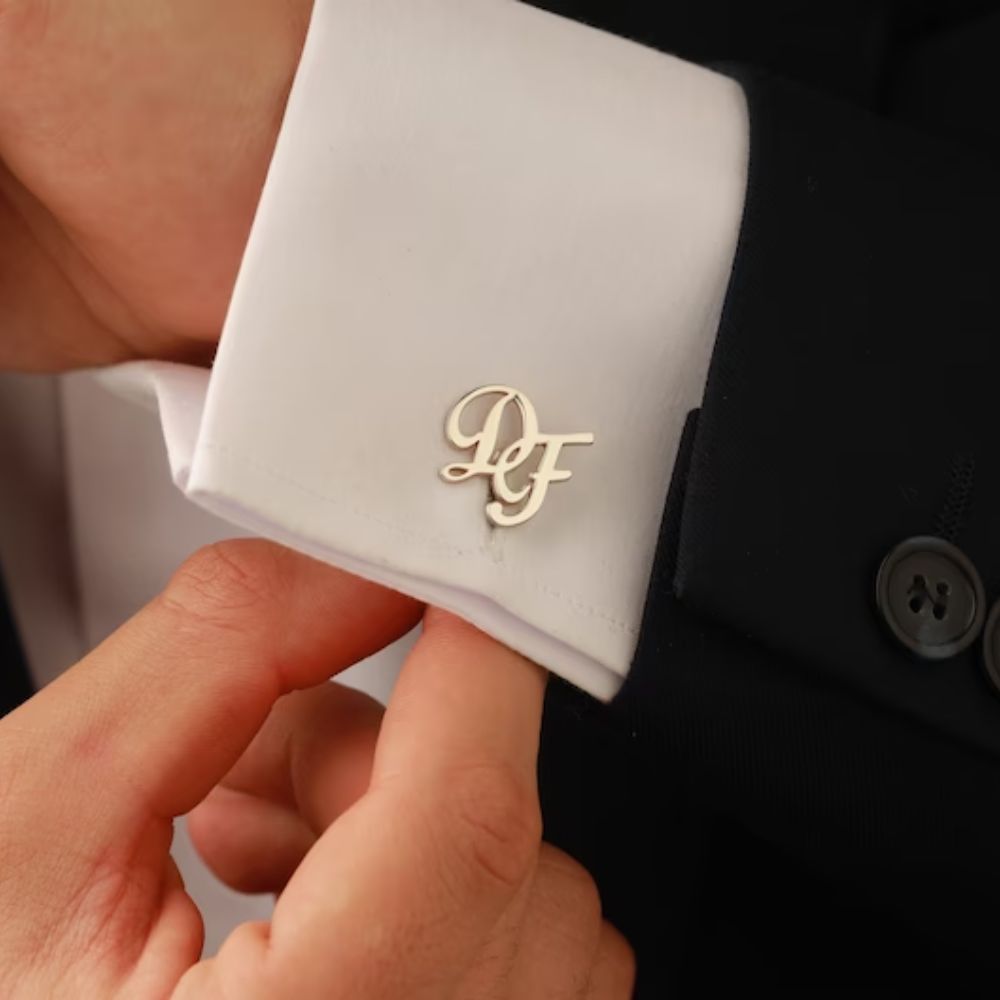 Initial Letter Custom Cufflinks - Tanishaq