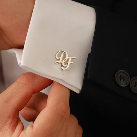 Initial Letter Custom Cufflinks - Tanishaq