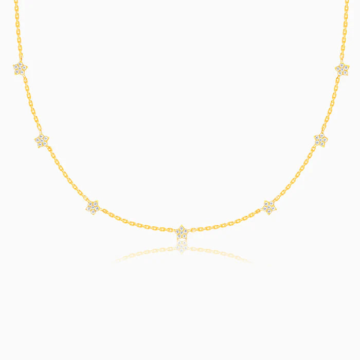 Silver Star Constellation Necklace