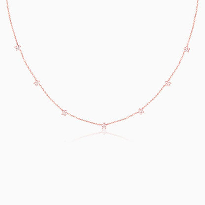 Silver Star Constellation Necklace