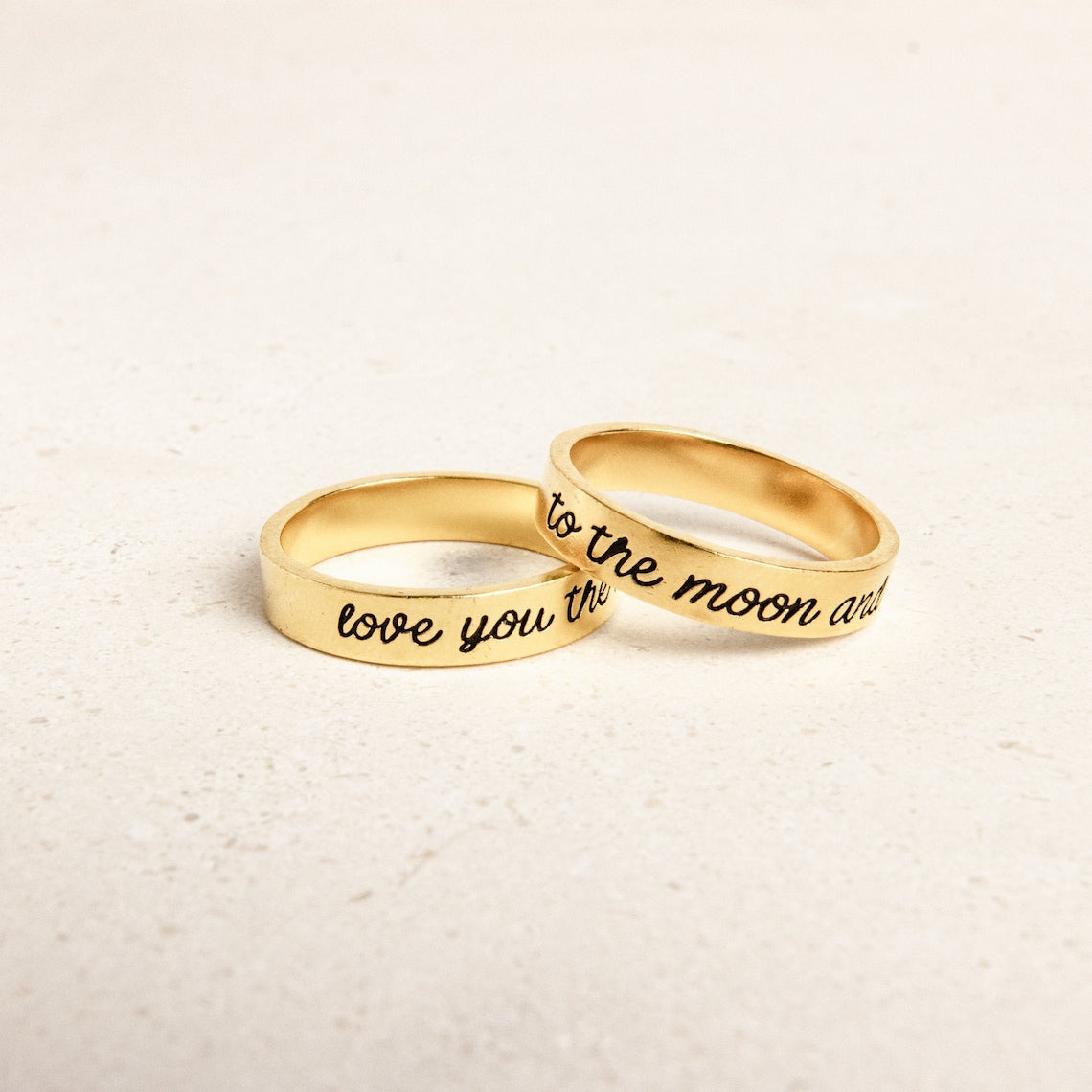 Personalized Engraved Message Ring Gift For Her - Tanishaq