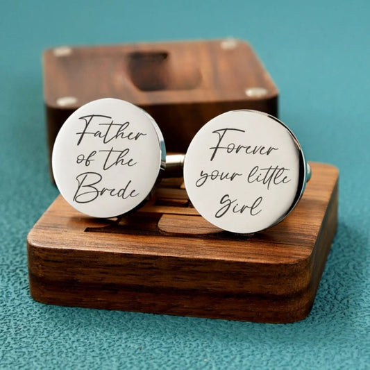 custom-engraved cufflinks - Tanishaq